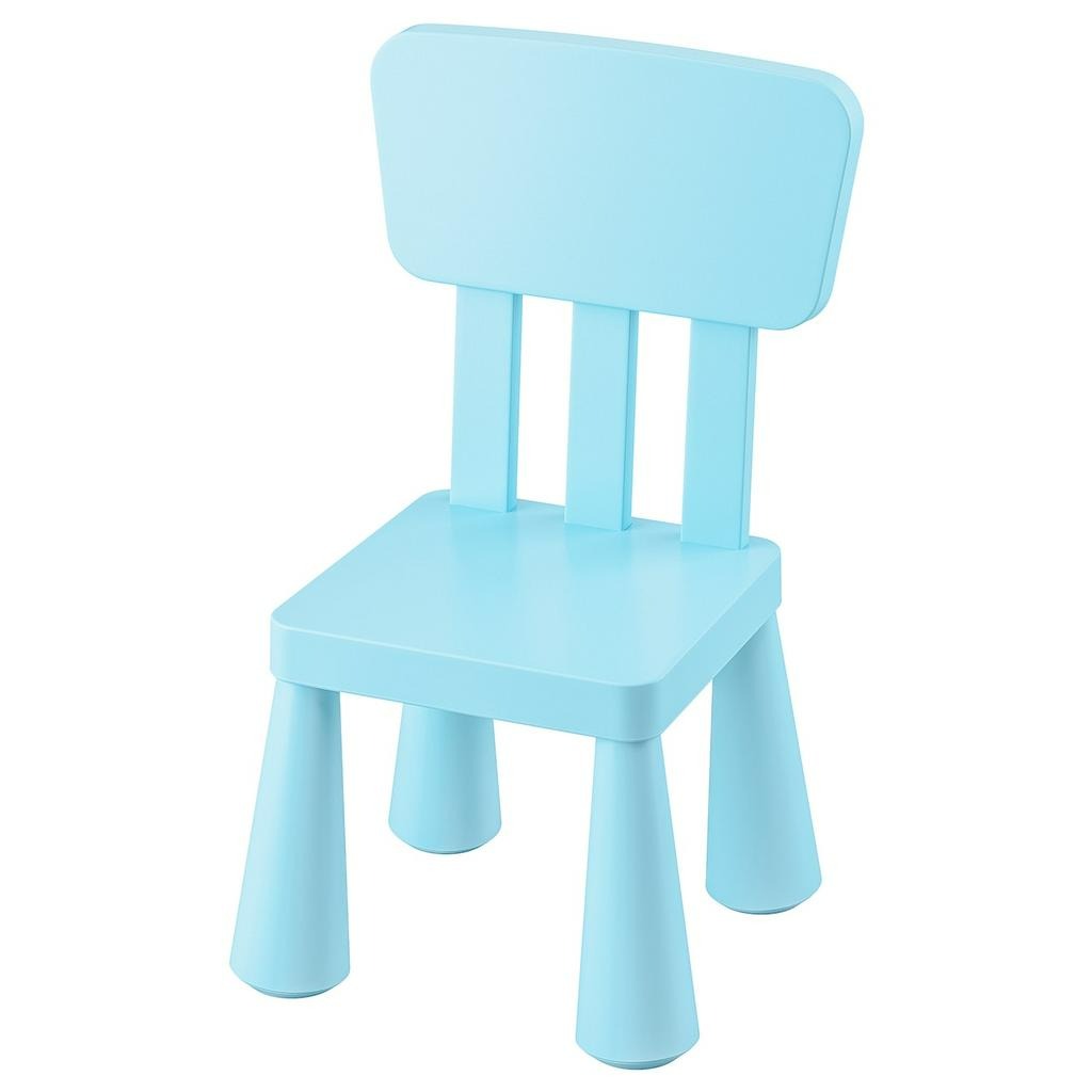 MAMMUT IKEA Uşaq stulu, açıq-mavi